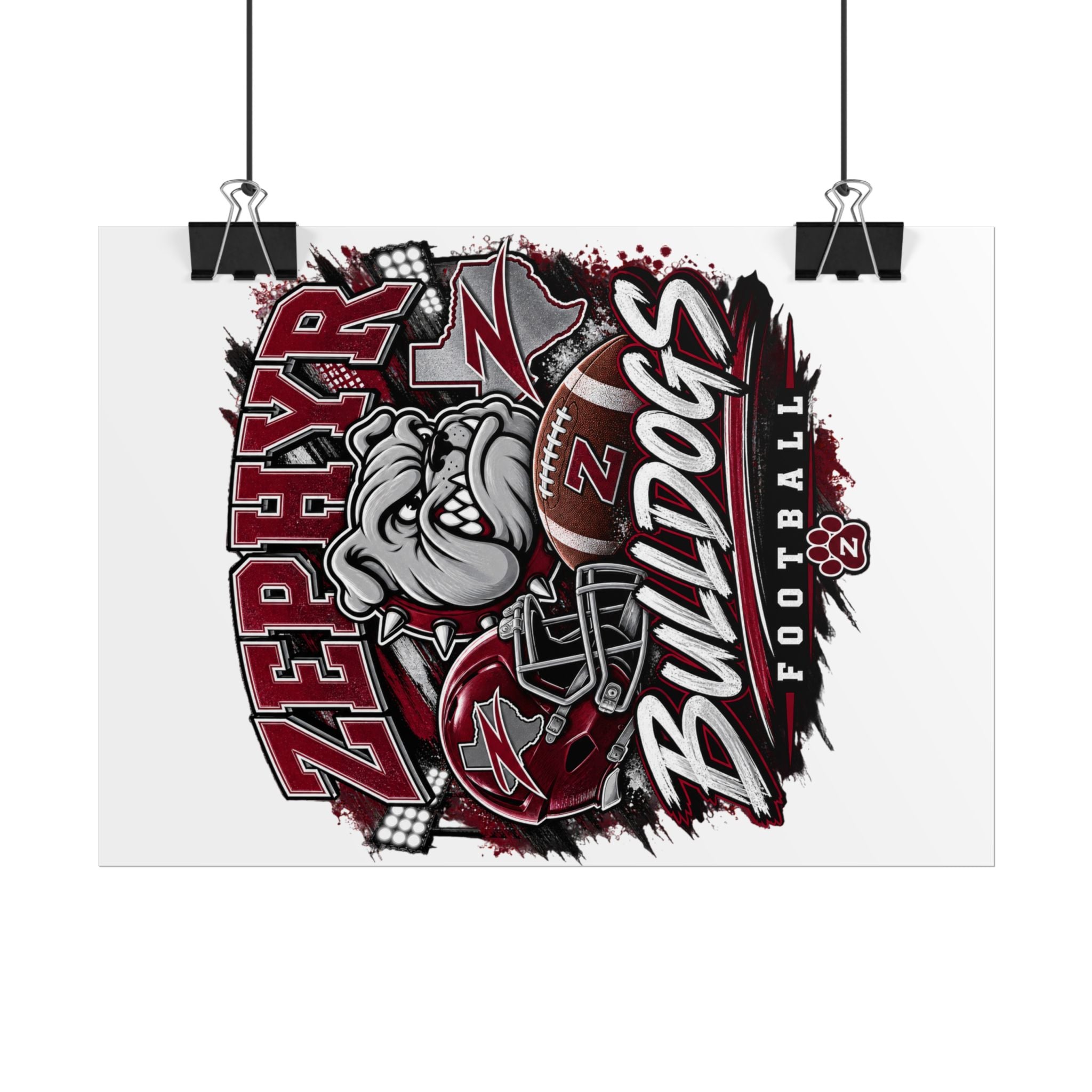 Zephyr Bulldogs Rolled Posters