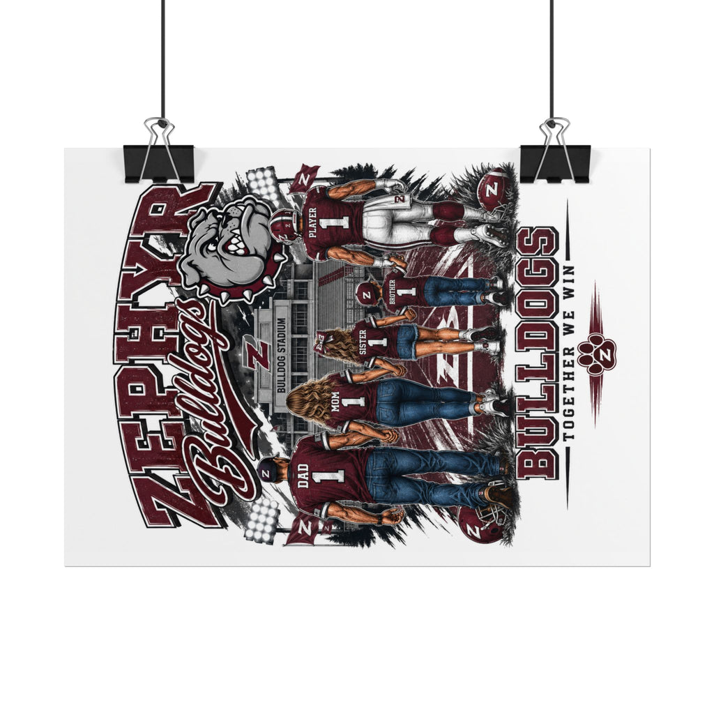 Zephyr Bulldogs Rolled Posters