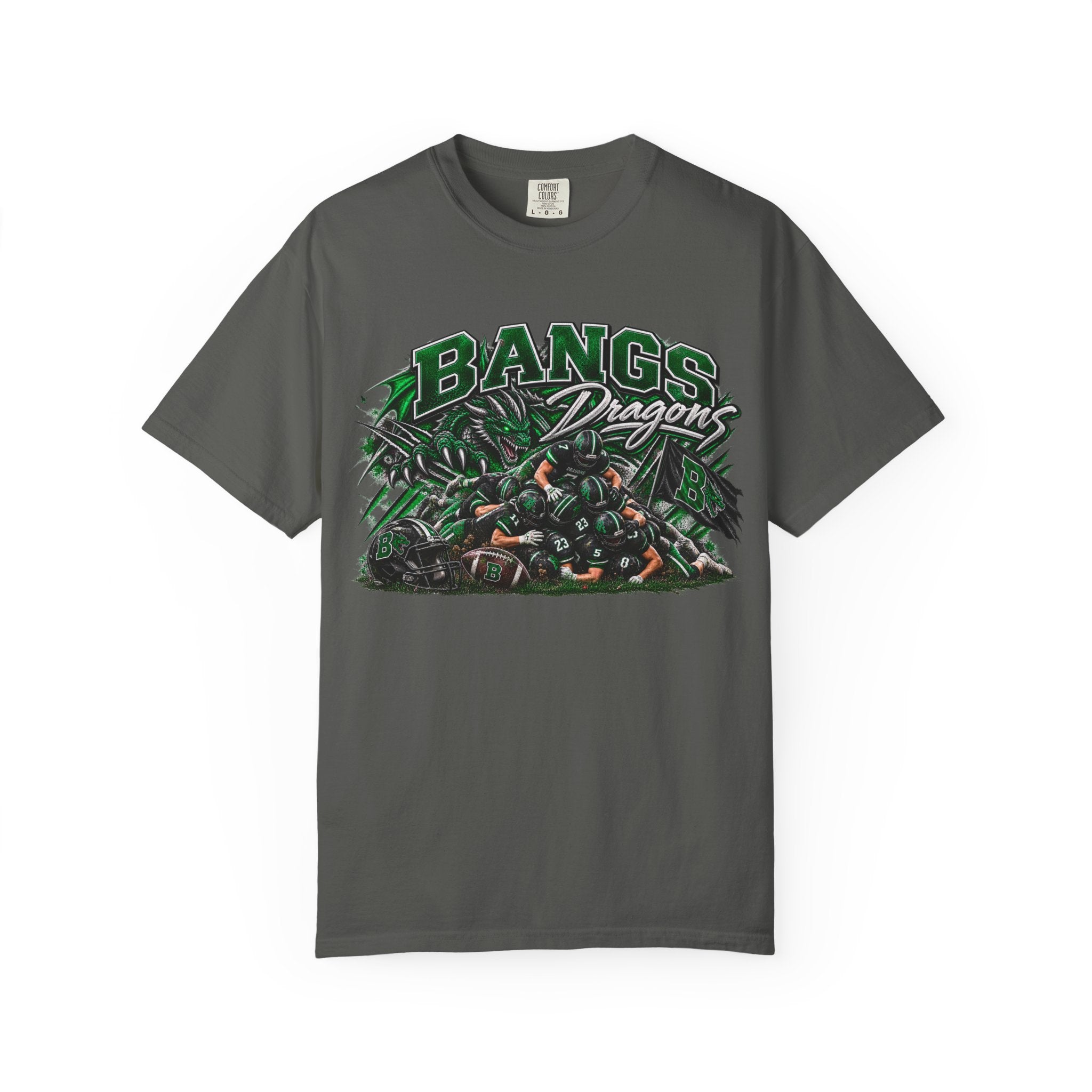 Dragon Team Graphic T-Shirt — “Bangs Dragons” School Spirit Tee