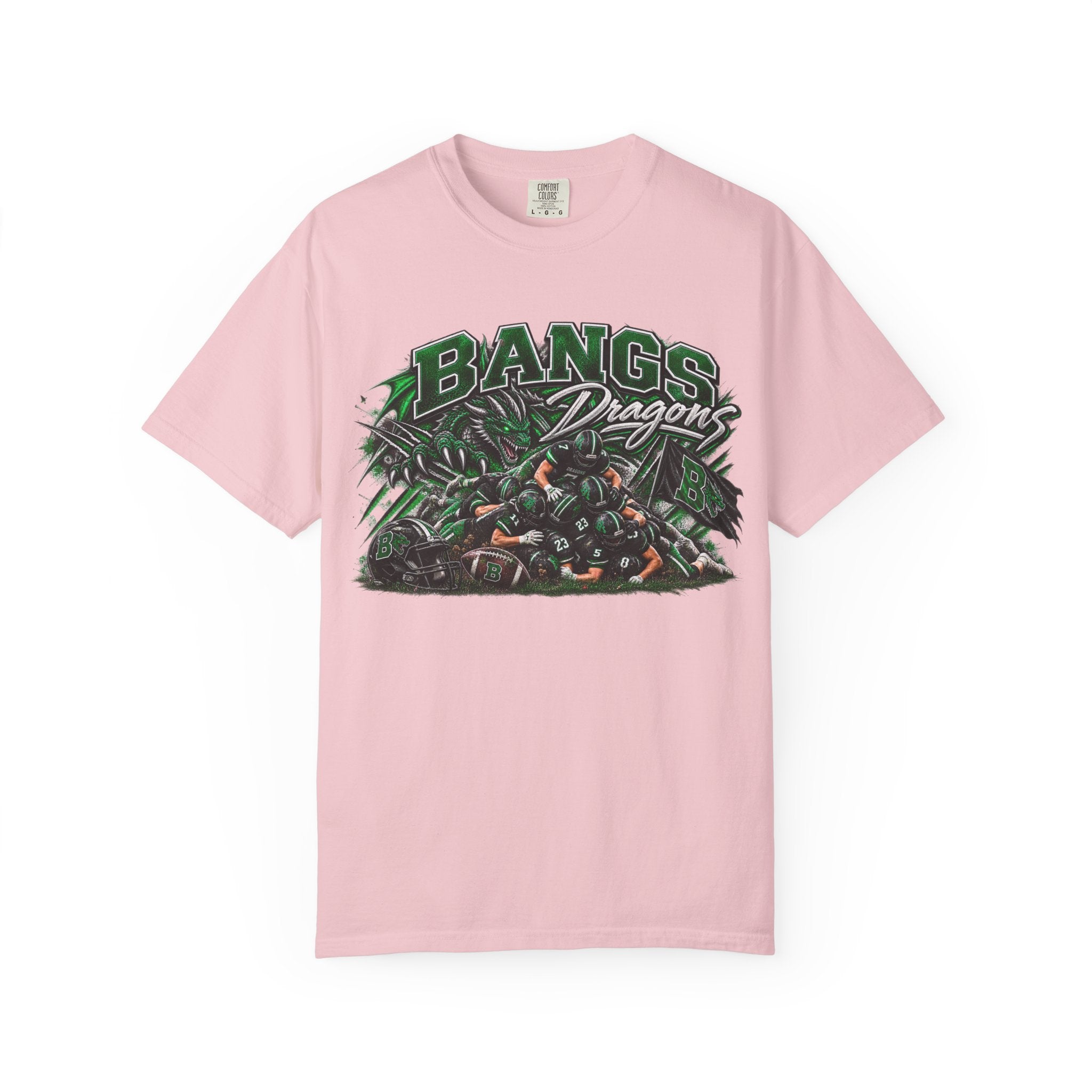 Dragon Team Graphic T-Shirt — “Bangs Dragons” School Spirit Tee
