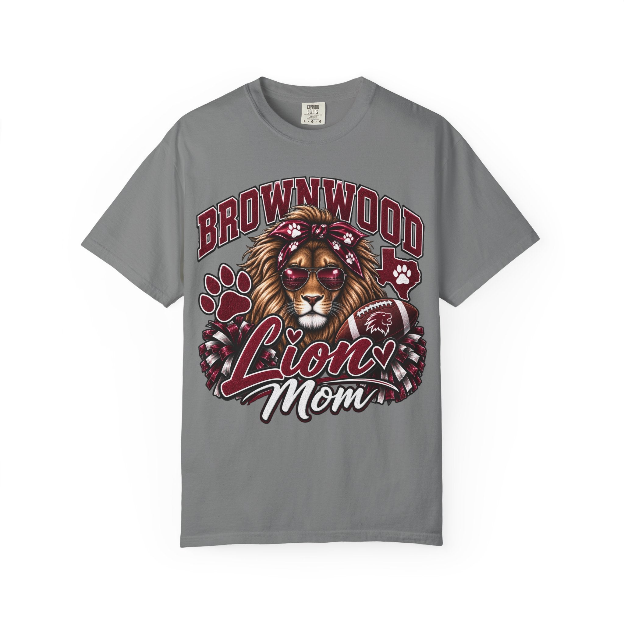 Brownwood Lions Mom T-shirt