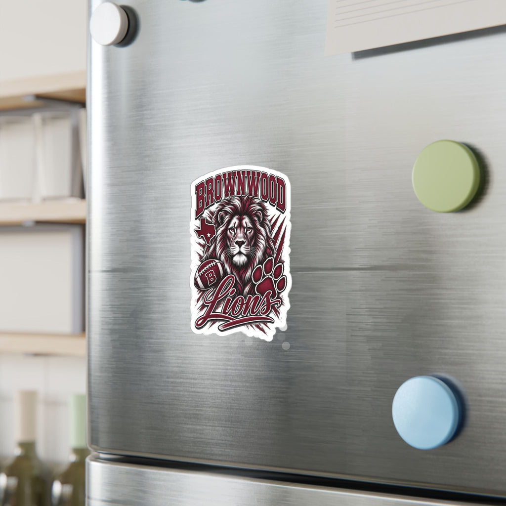 Brownwood Lions Kiss-Cut Vinyl Decals