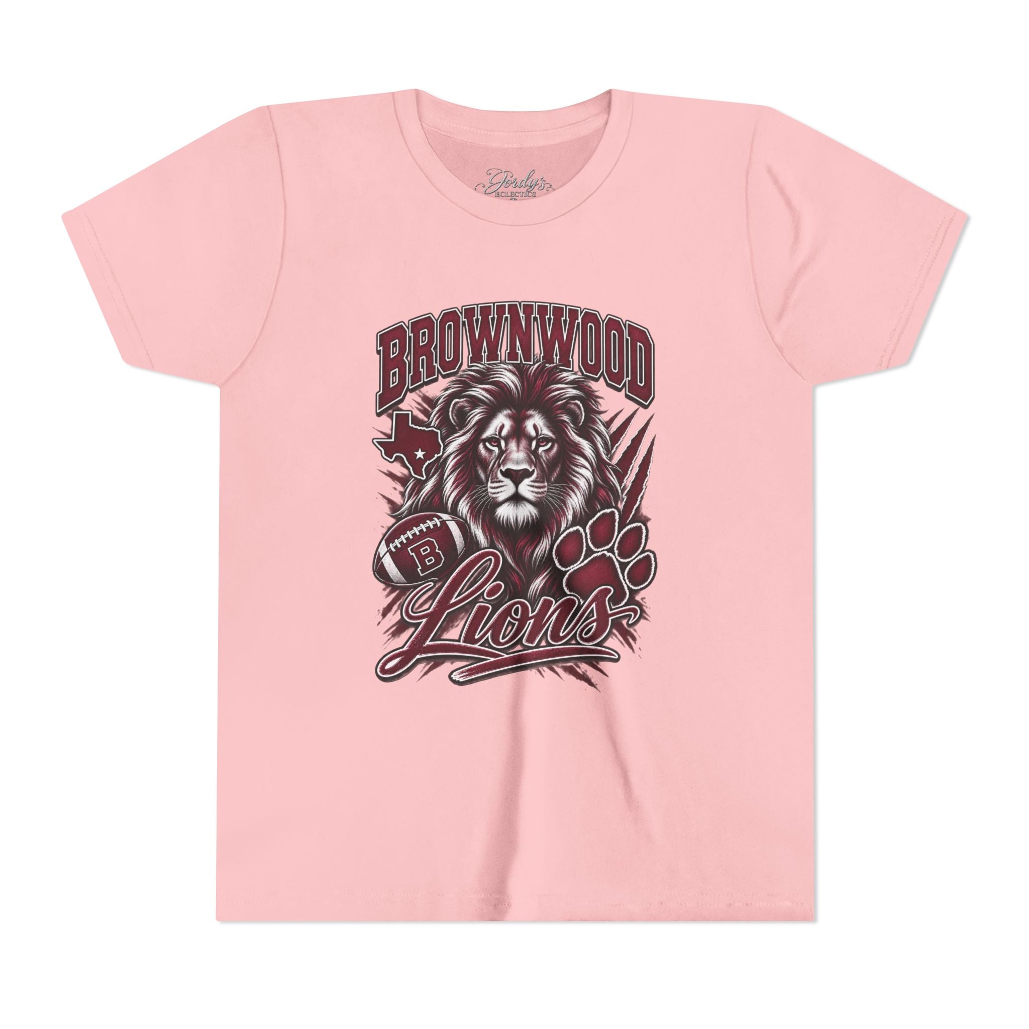 Brownwood Lions Youth Short Sleeve Tee