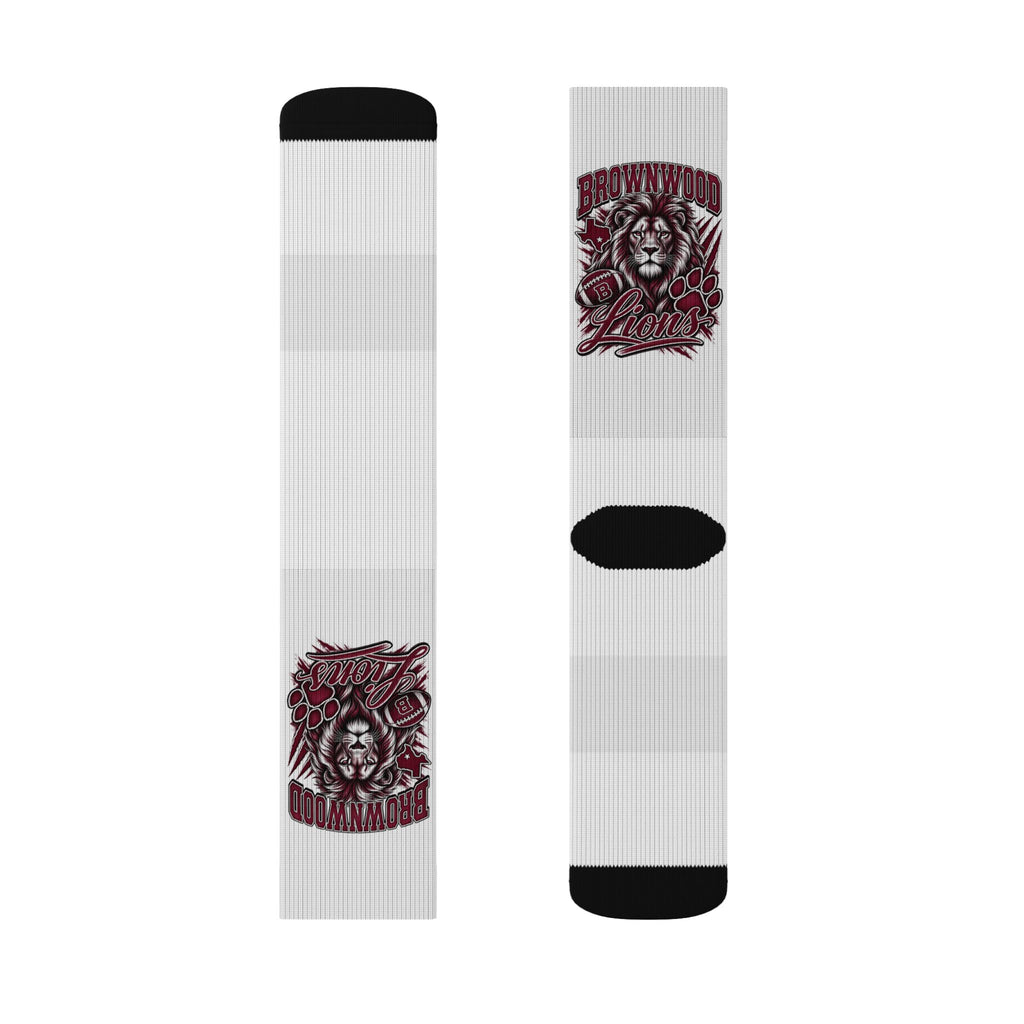 Brownwood Lions Sublimation Socks