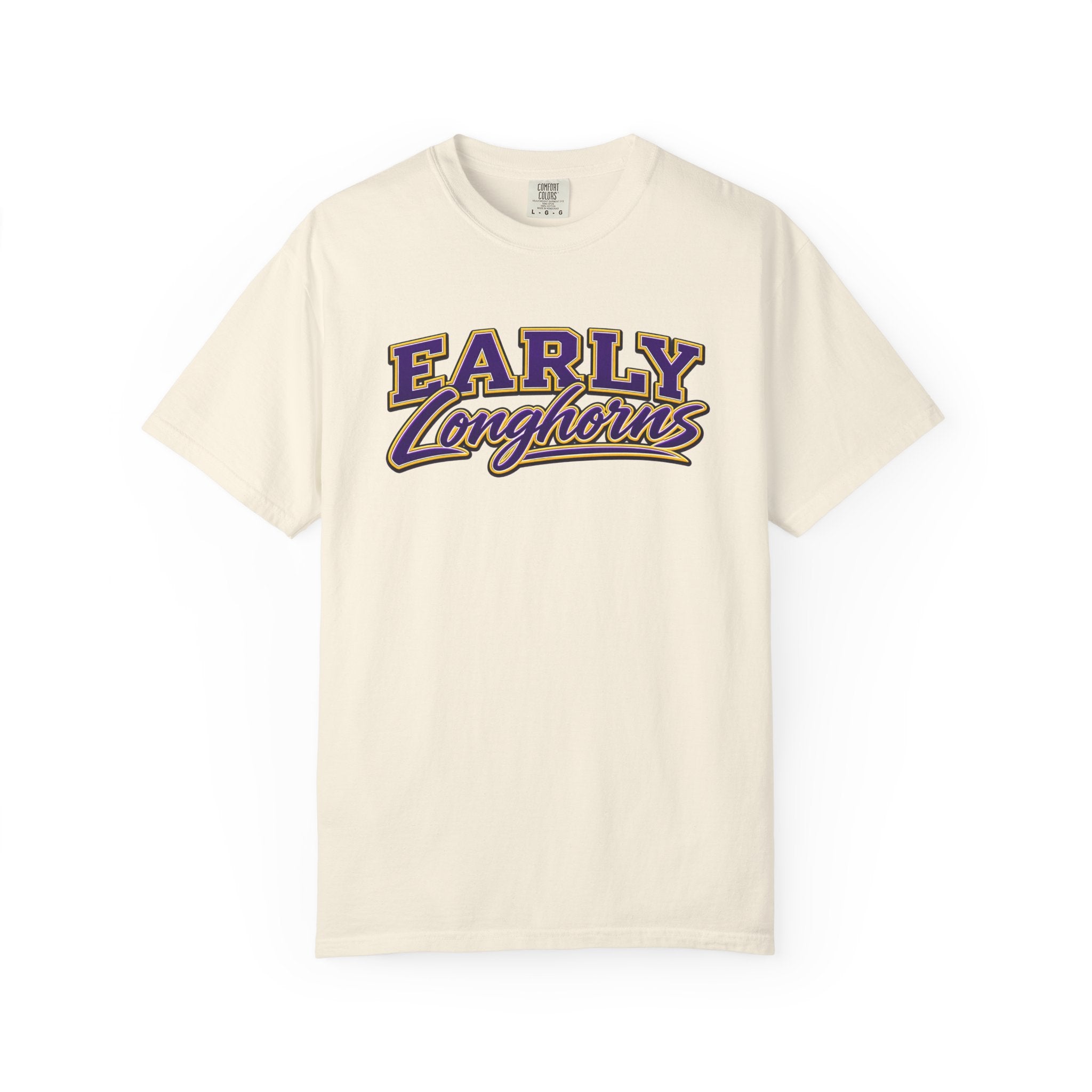 Early Longhorns T-Shirt — Family Football Back Design (EMAIL FOR A DESIGN THAT HAS YOUR NAME AND #)