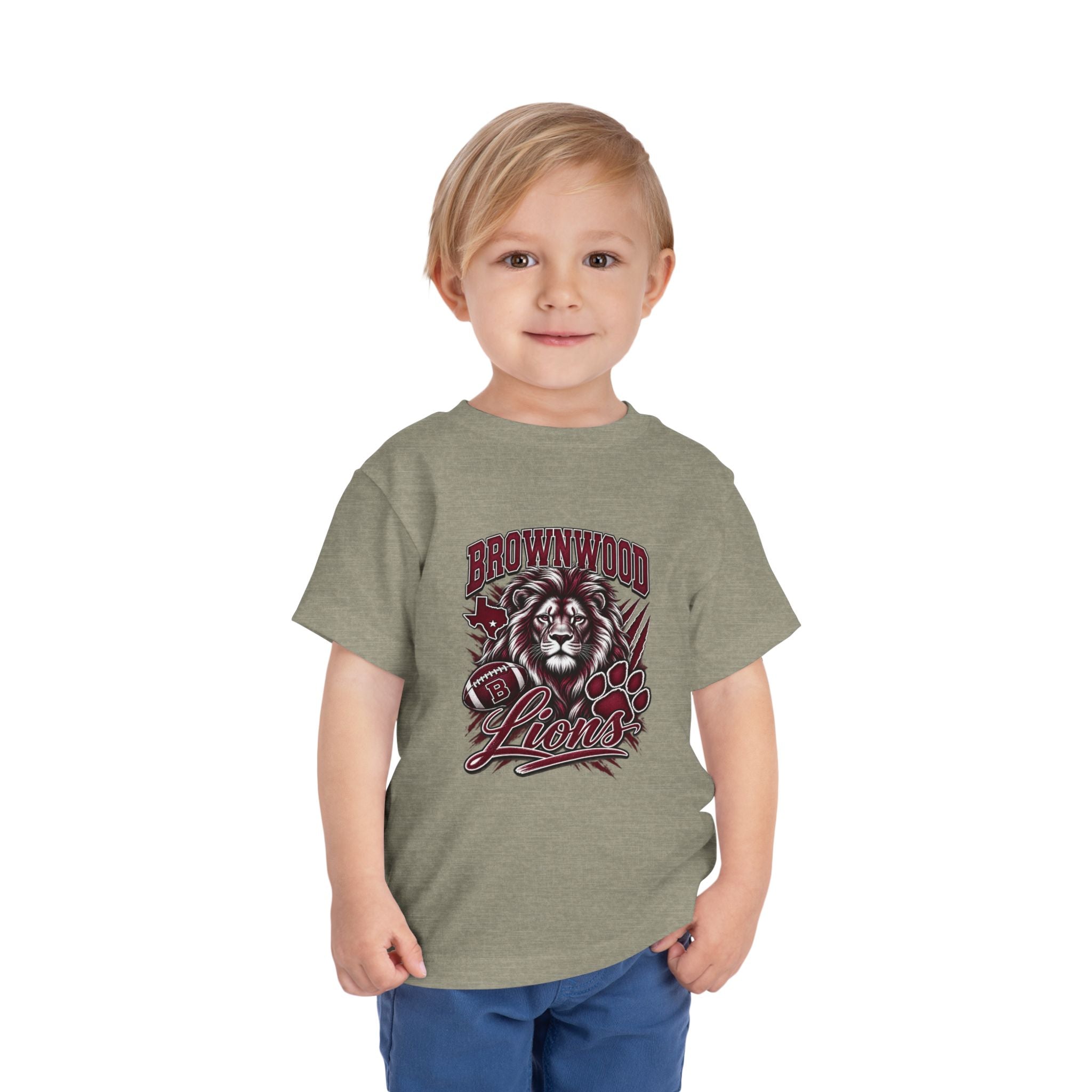 Brownwood Lions Toddler Short Sleeve Tee