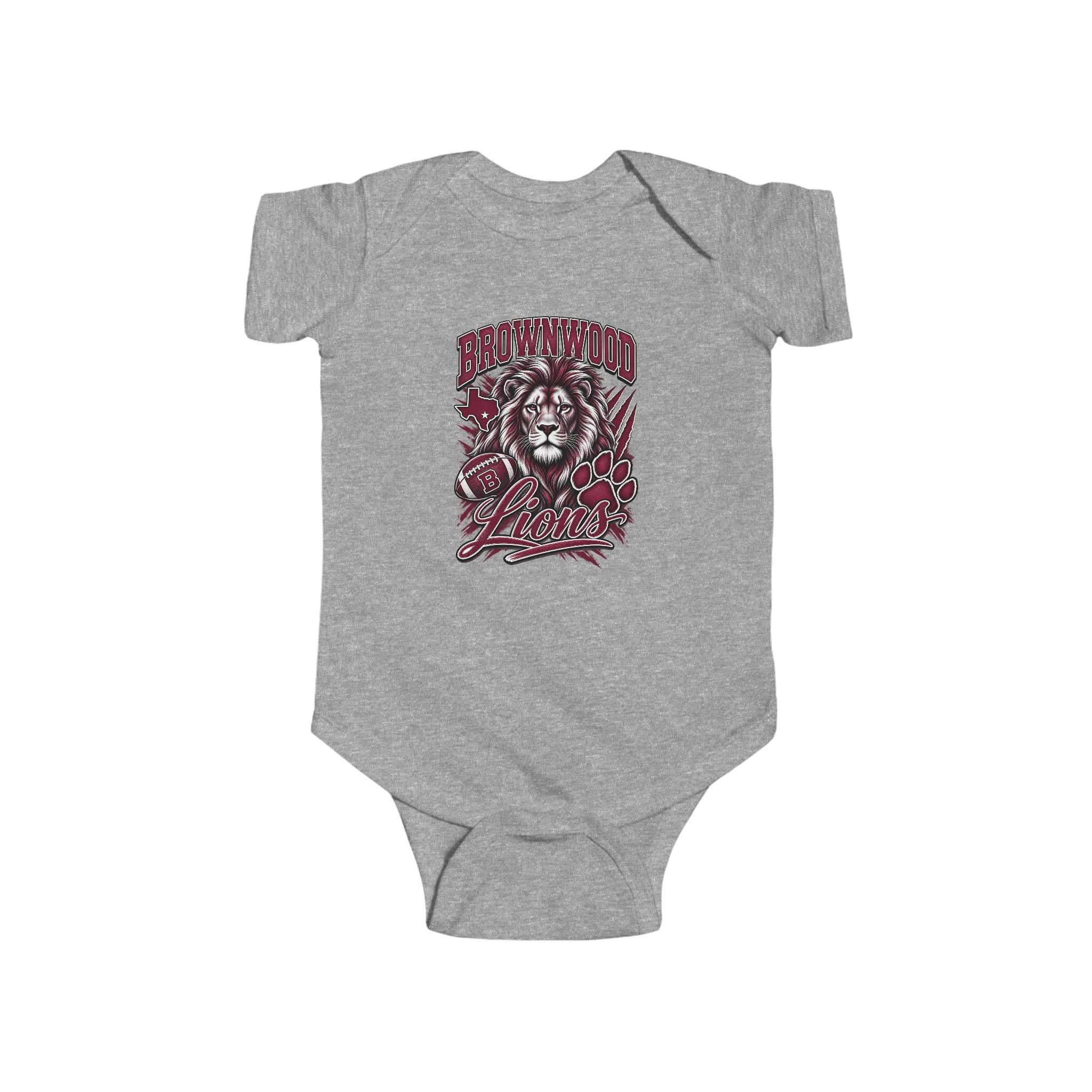Brownwood Lions Infant Fine Jersey Bodysuit