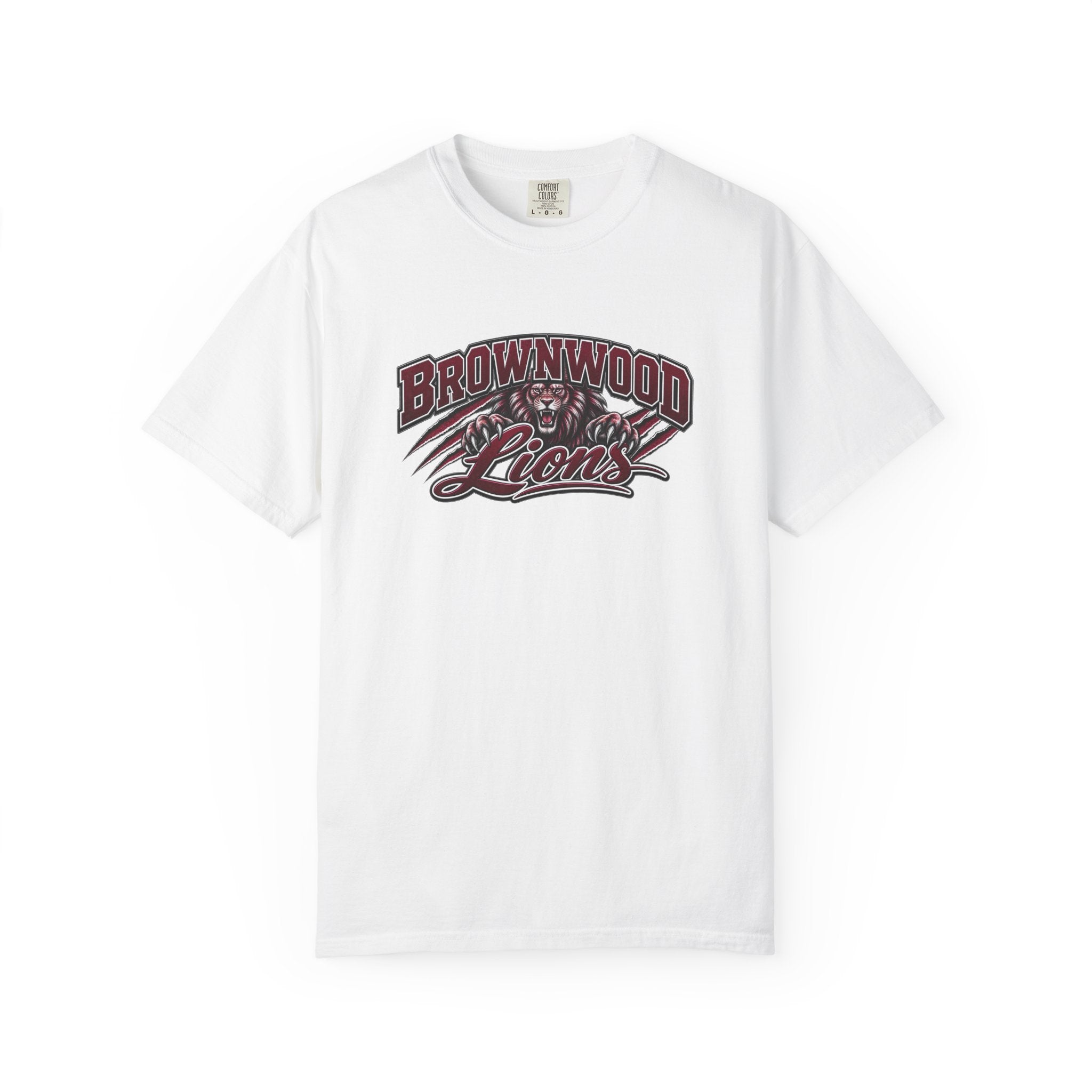 Brownwood Lions T-Shirt — High School Football Family Game Day Tee (EMAIL FOR YOUR OWN DESIGN W/NAME AND #)