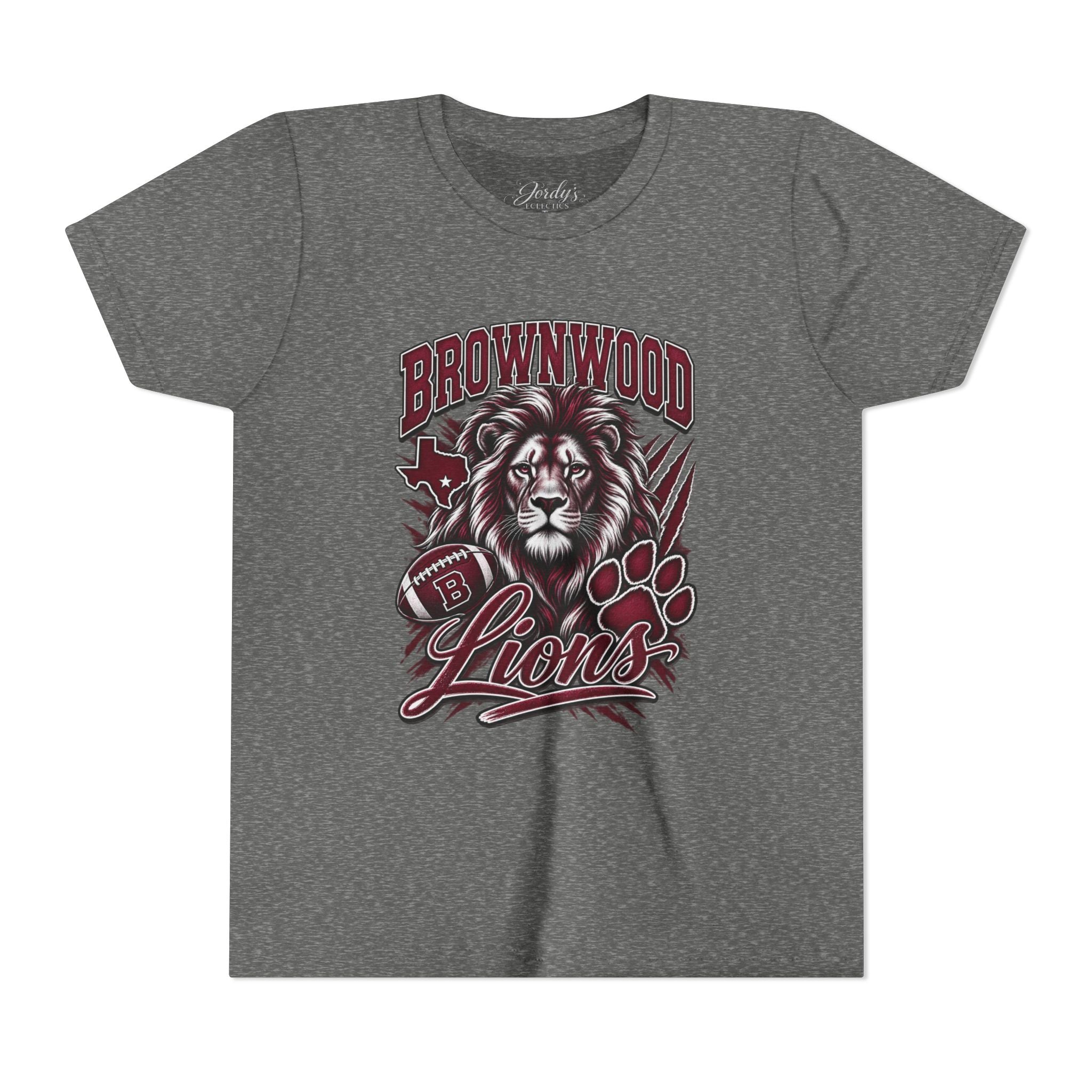 Brownwood Lions Youth Short Sleeve Tee