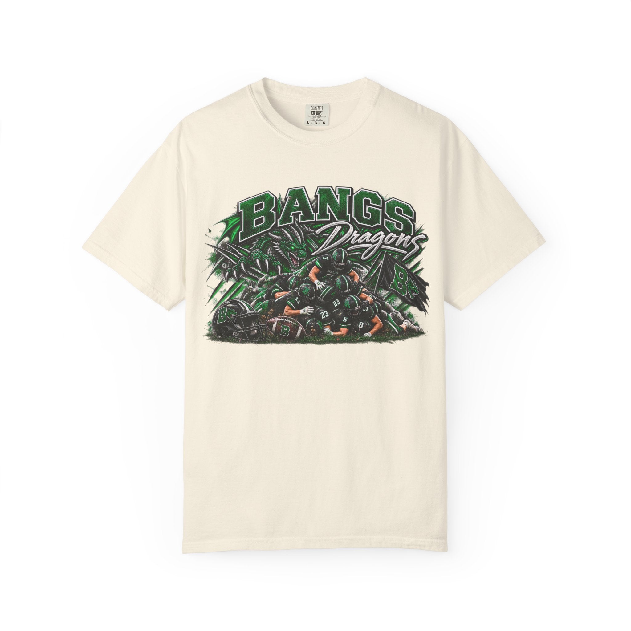 Dragon Team Graphic T-Shirt — “Bangs Dragons” School Spirit Tee