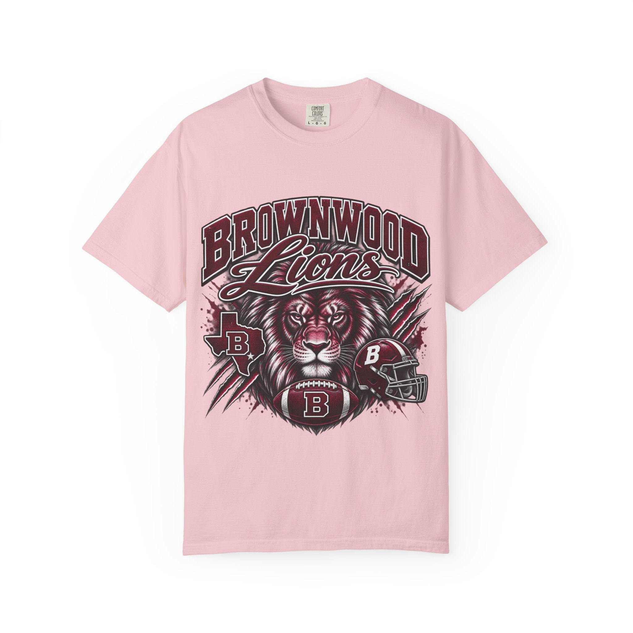 Brownwood Lions T‑Shirt — Football Lion Team Tee