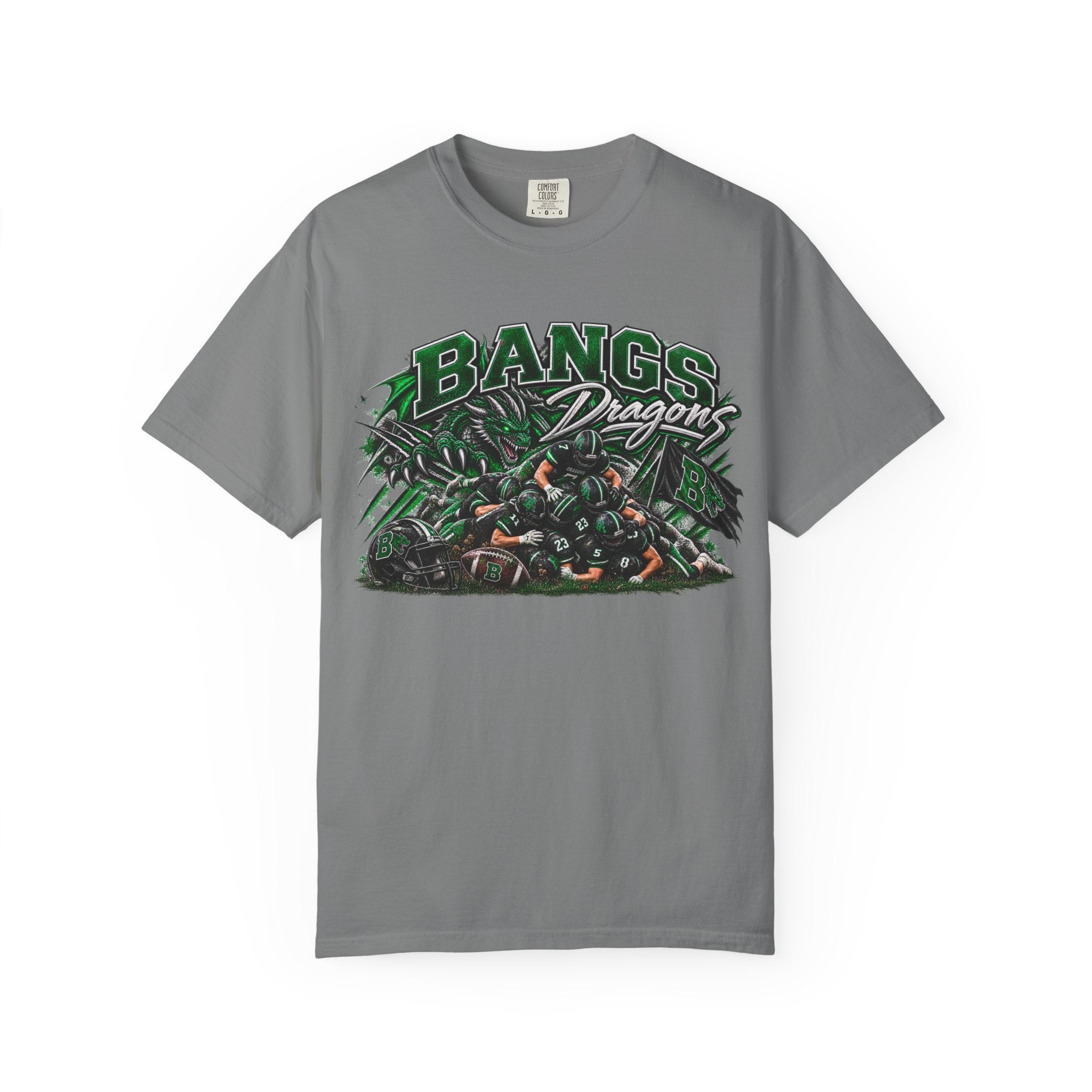 Dragon Team Graphic T-Shirt — “Bangs Dragons” School Spirit Tee