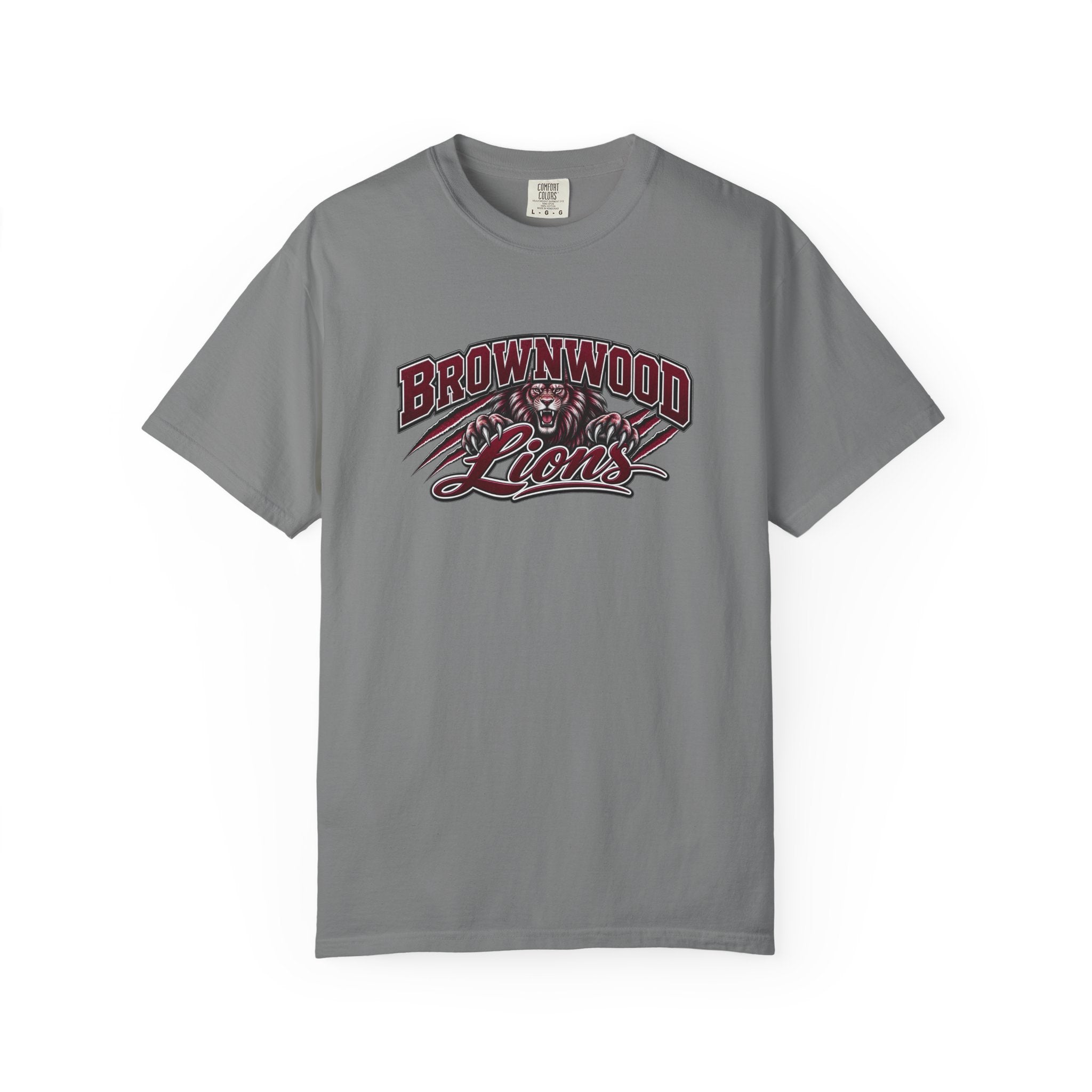 Brownwood Lions T-Shirt — High School Football Family Game Day Tee (EMAIL FOR YOUR OWN DESIGN W/NAME AND #)