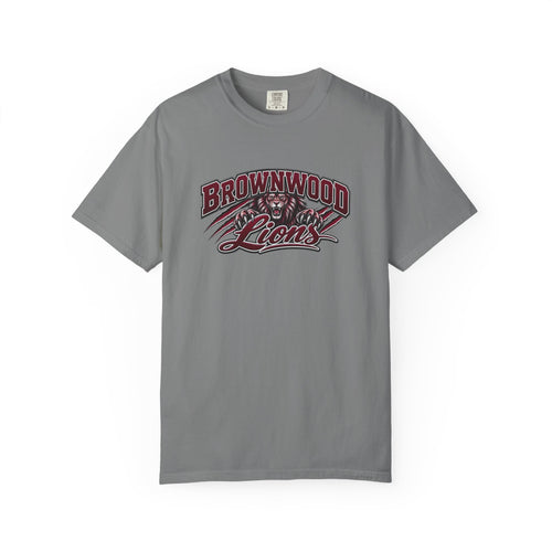 Brownwood Lions T-Shirt — High School Football Family Game Day Tee (EMAIL FOR YOUR OWN DESIGN W/NAME AND #)