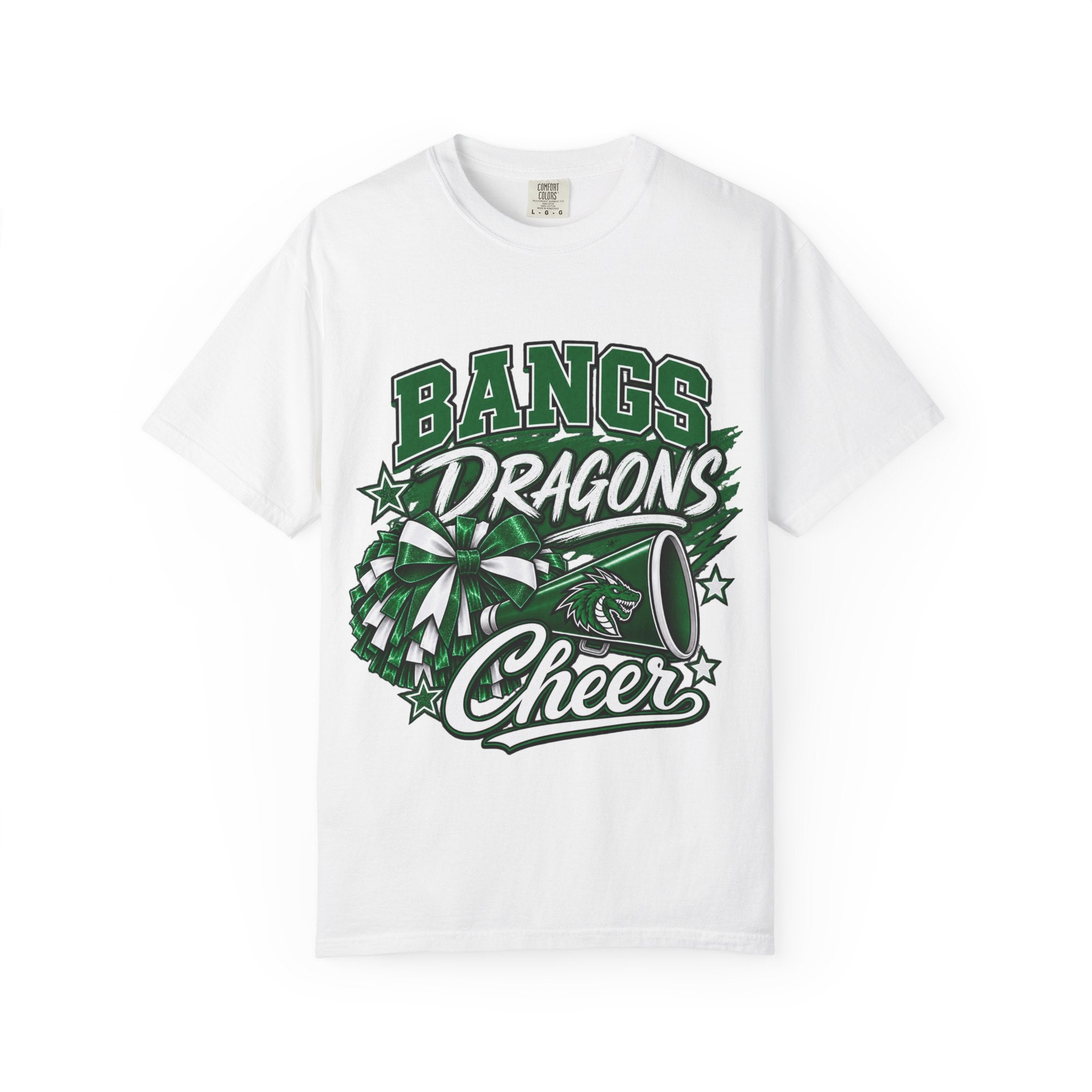 Cheer Squad T‑Shirt — “Bangs Dragons Cheer” Spirit Tee
