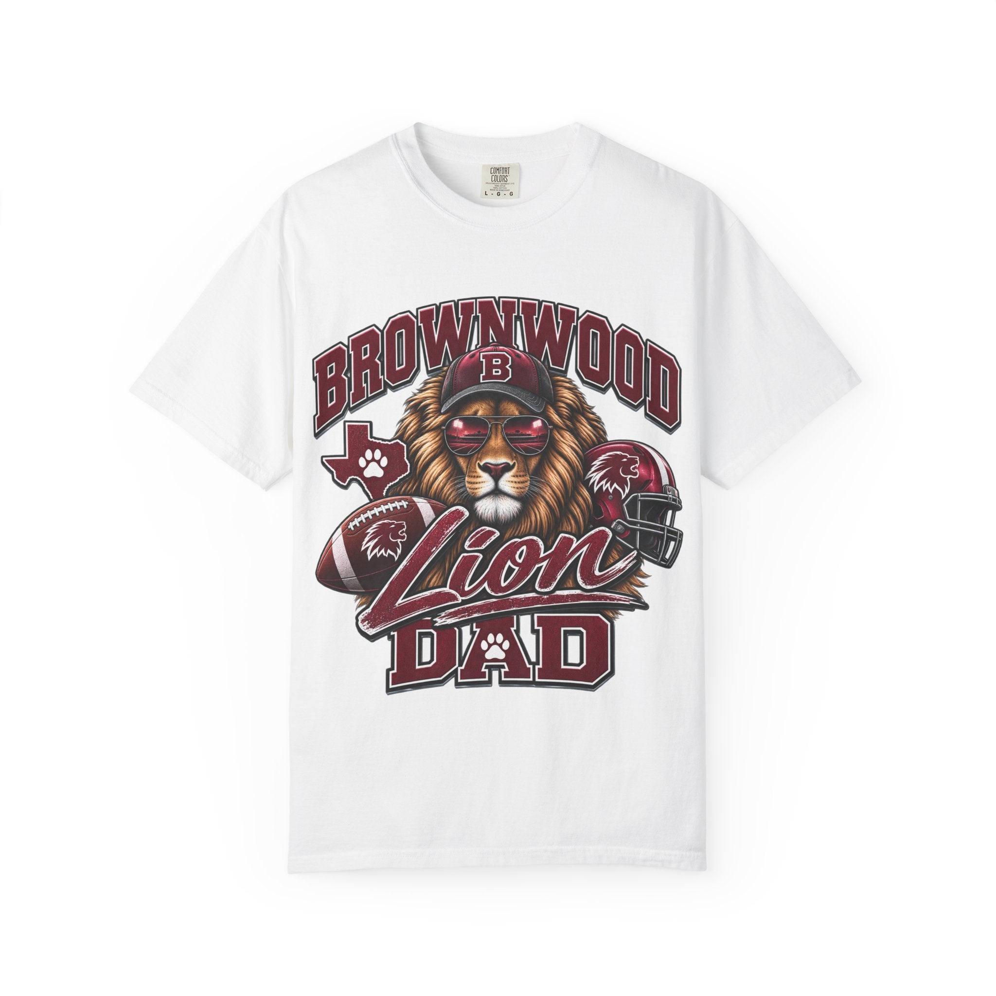 Brownwood Lion Dad T-Shirt