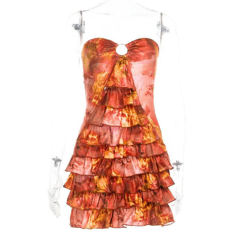 Sequin Tube Top Mini Dress