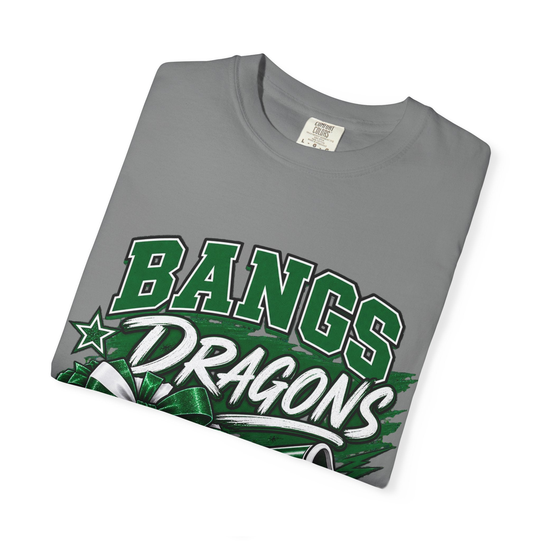 Cheer Squad T‑Shirt — “Bangs Dragons Cheer” Spirit Tee