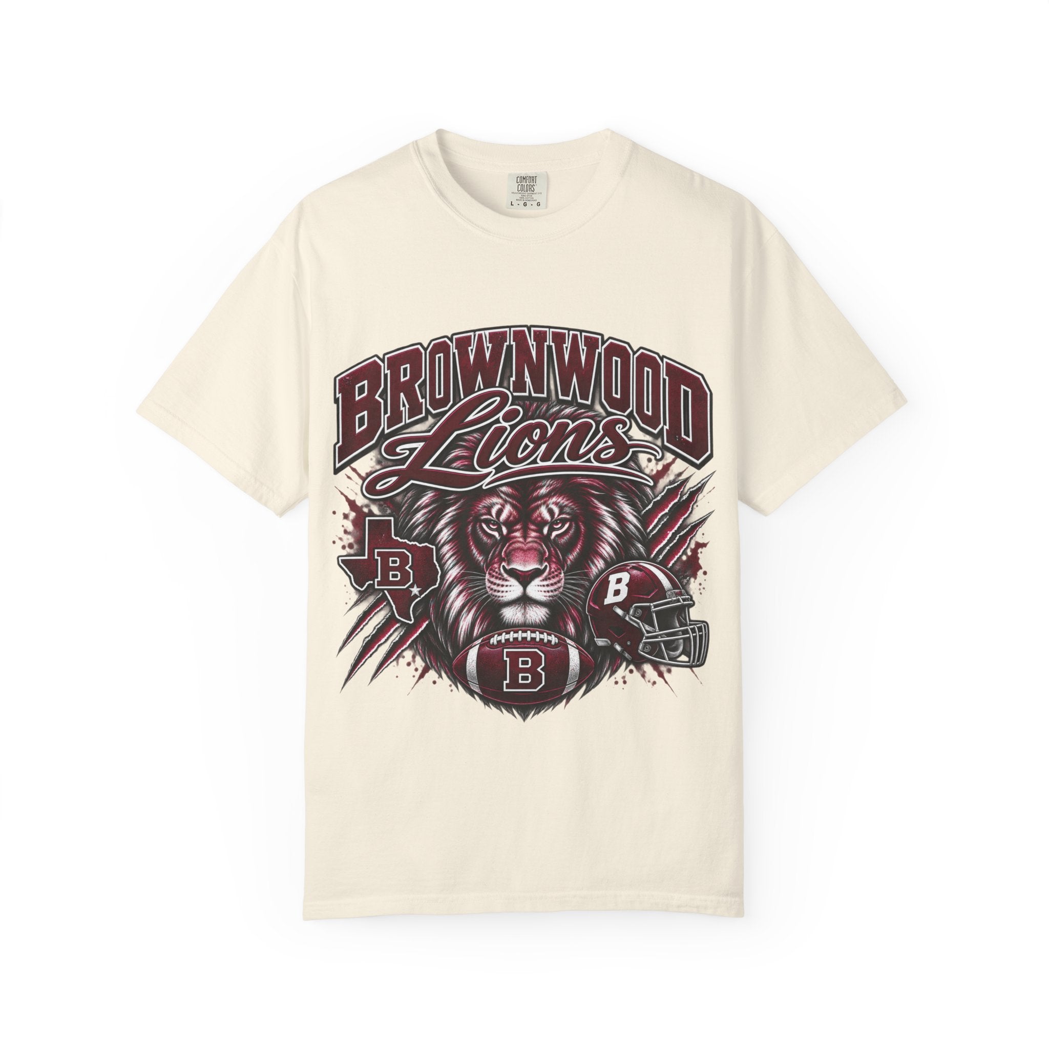 Brownwood Lions T‑Shirt — Football Lion Team Tee