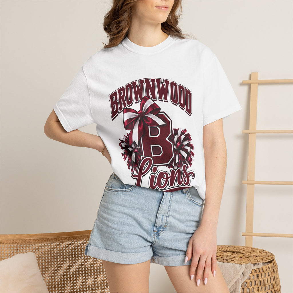 Brownwood Lions Cheer Graphic T-Shirt
