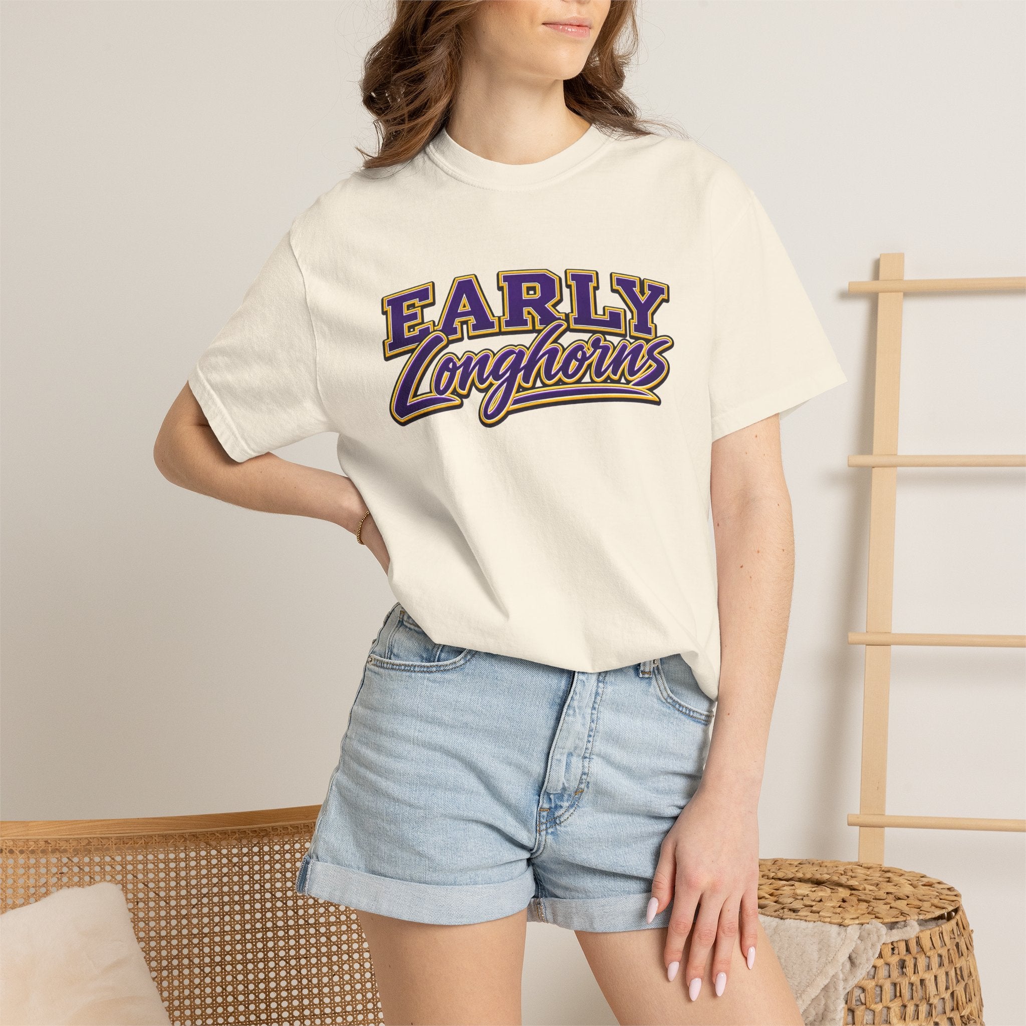 Early Longhorns T-Shirt — Family Football Back Design (EMAIL FOR A DESIGN THAT HAS YOUR NAME AND #)