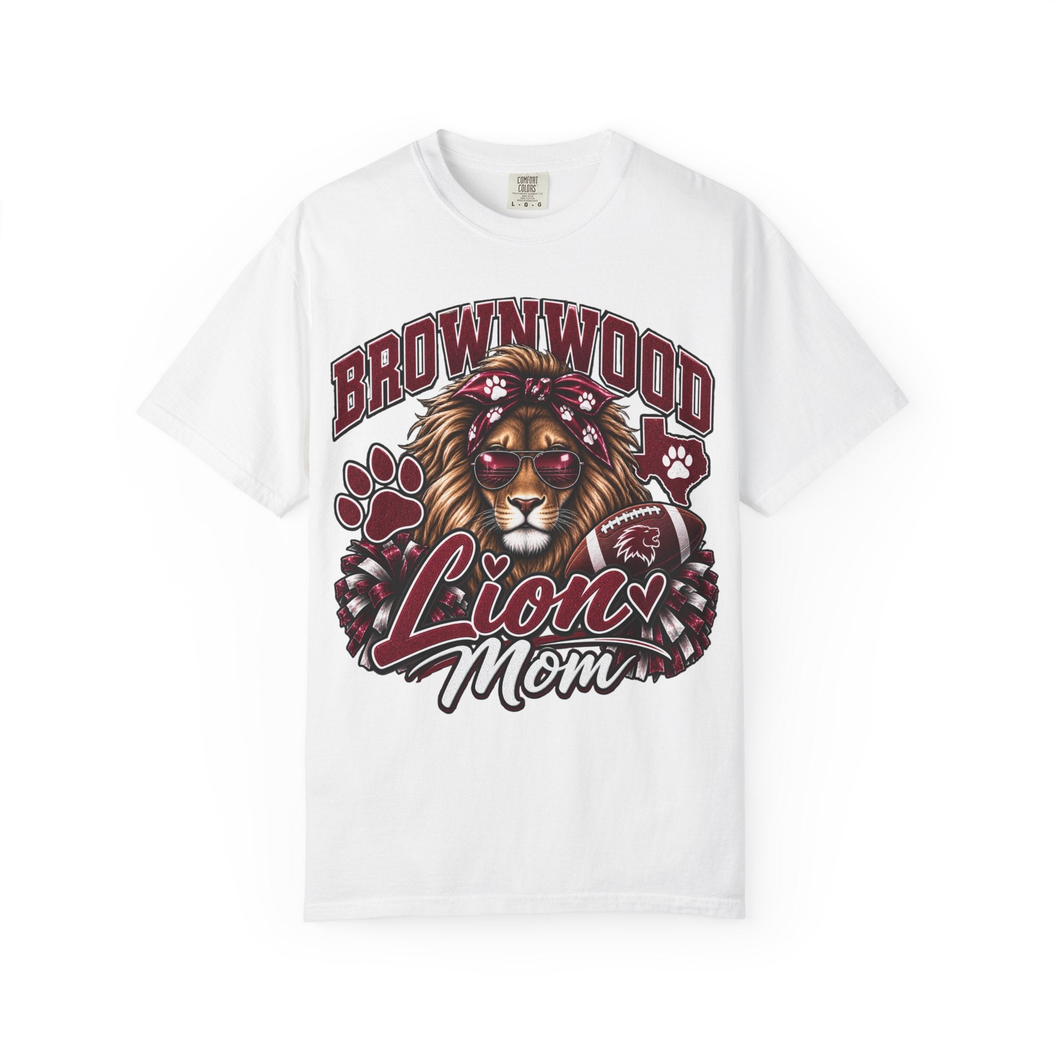 Brownwood Lions Mom T-shirt
