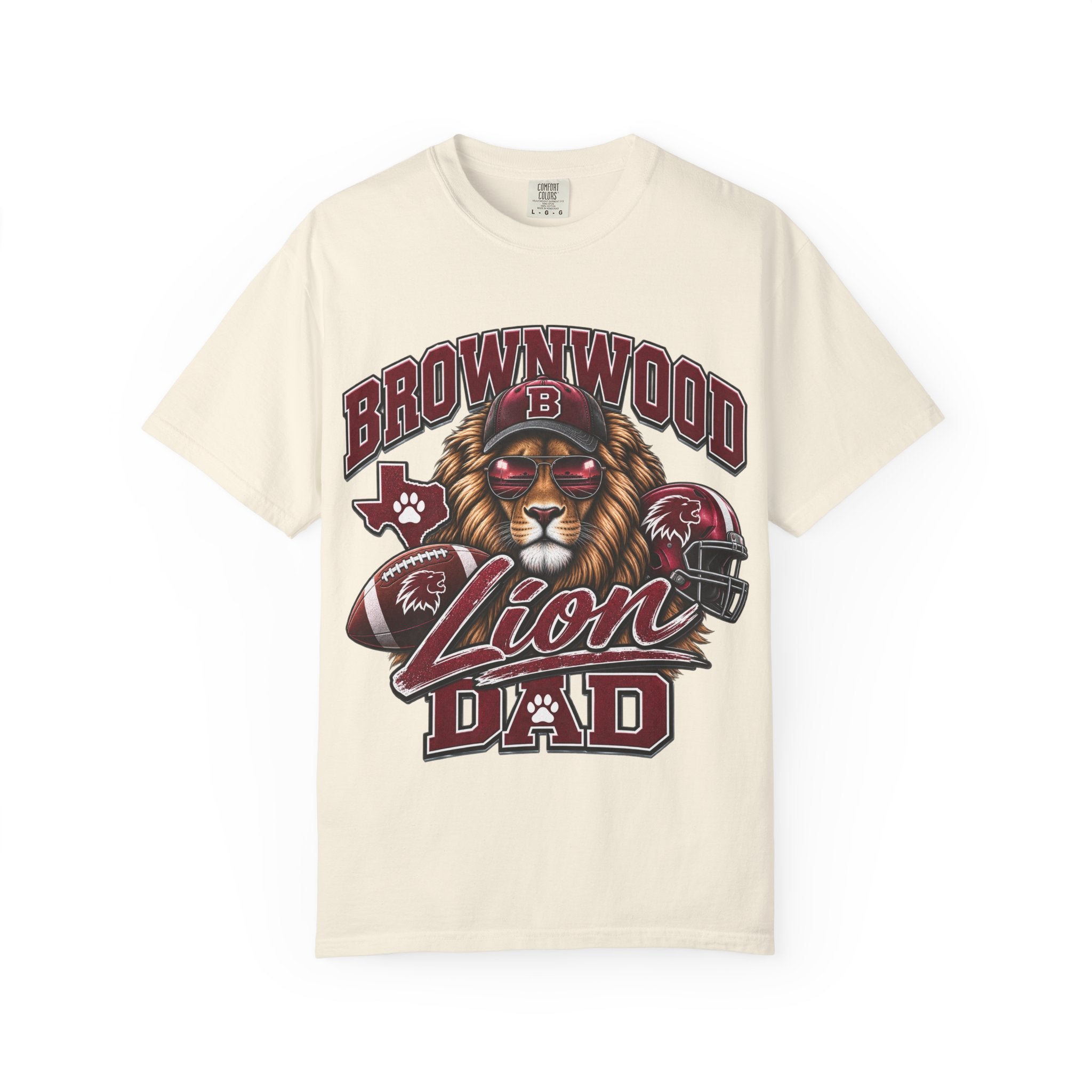 Brownwood Lion Dad T-Shirt