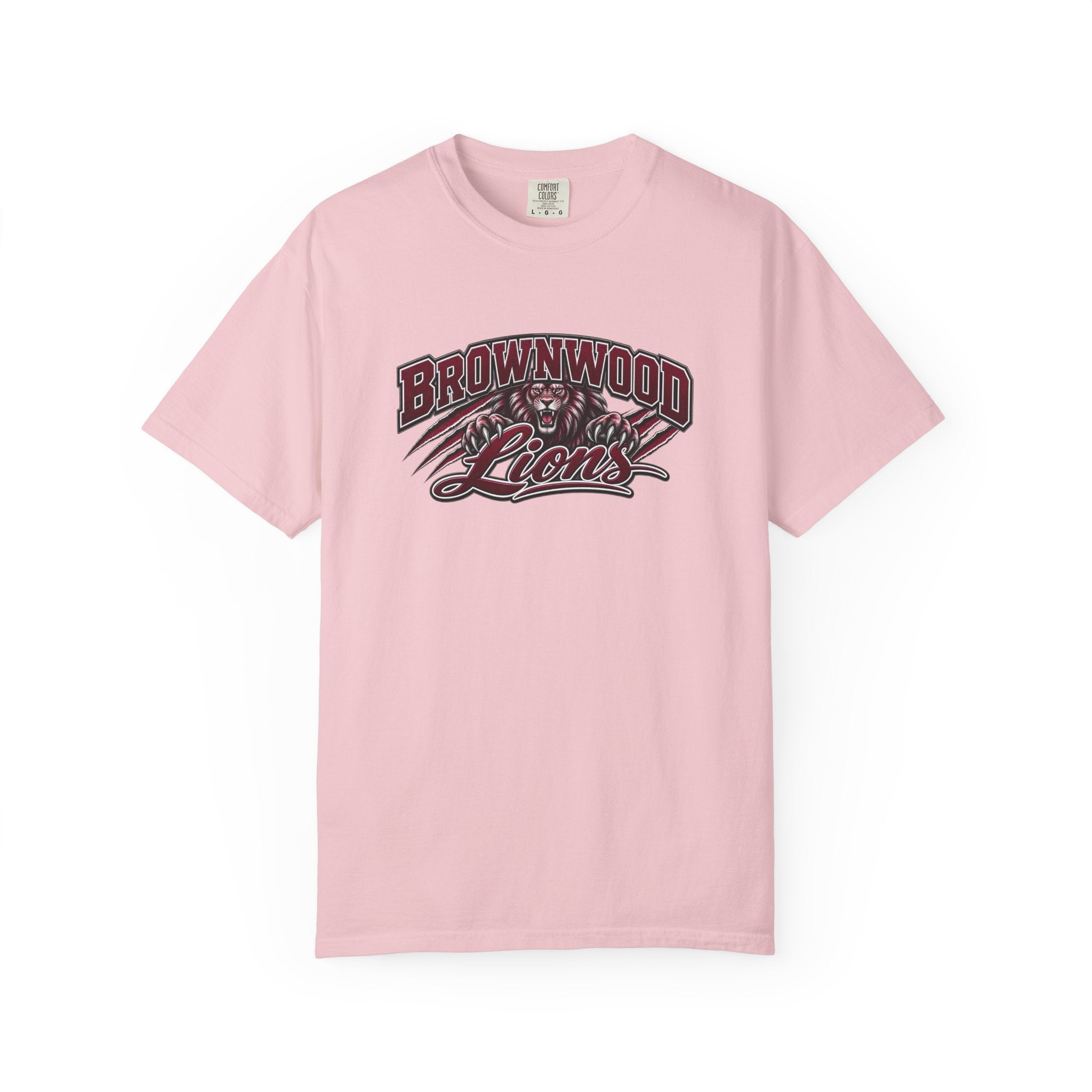 Brownwood Lions T-Shirt — High School Football Family Game Day Tee (EMAIL FOR YOUR OWN DESIGN W/NAME AND #)