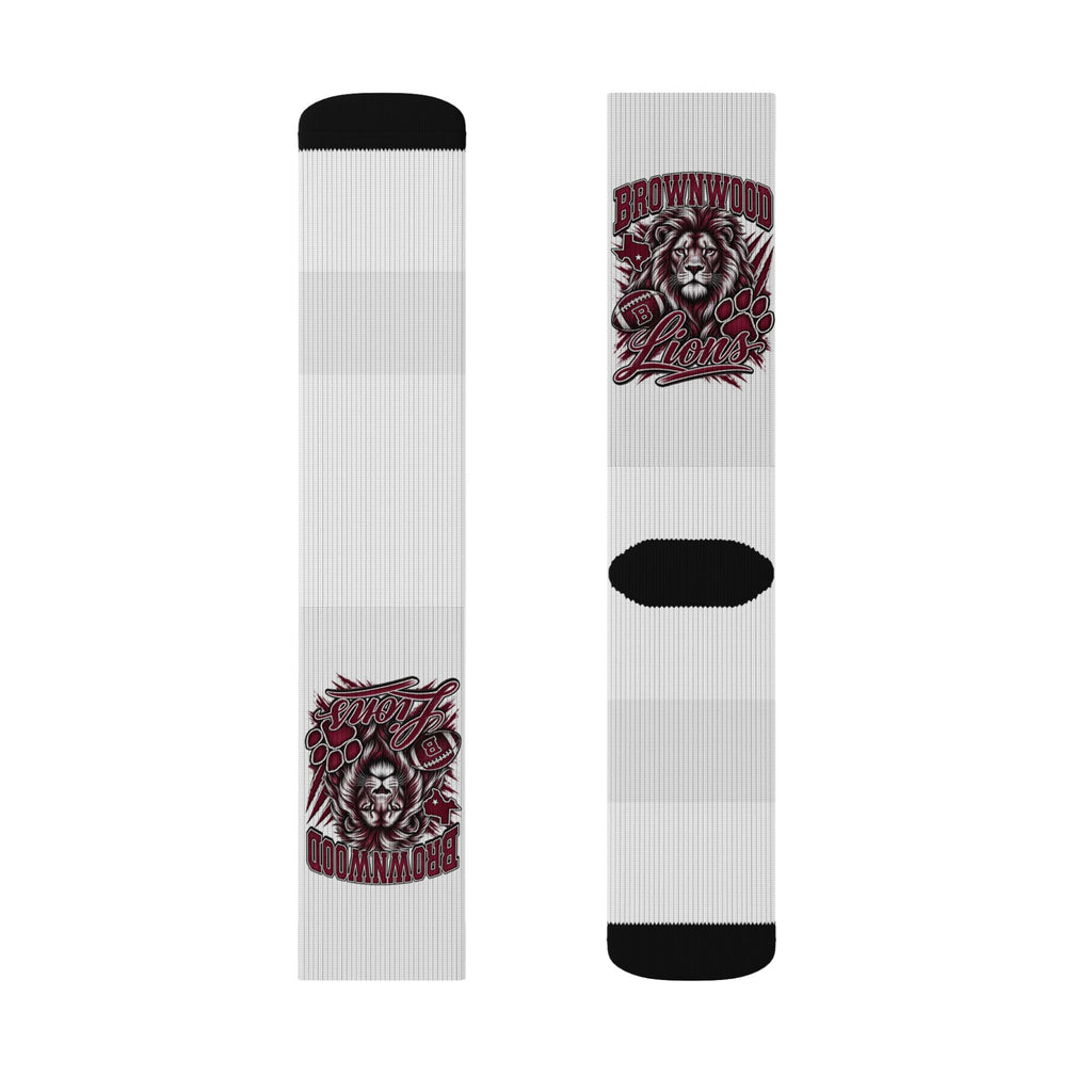 Brownwood Lions Sublimation Socks