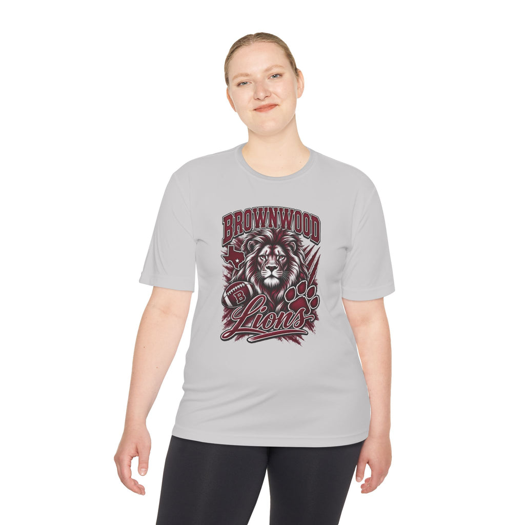 Brownwood Lions Unisex Moisture Wicking Tee
