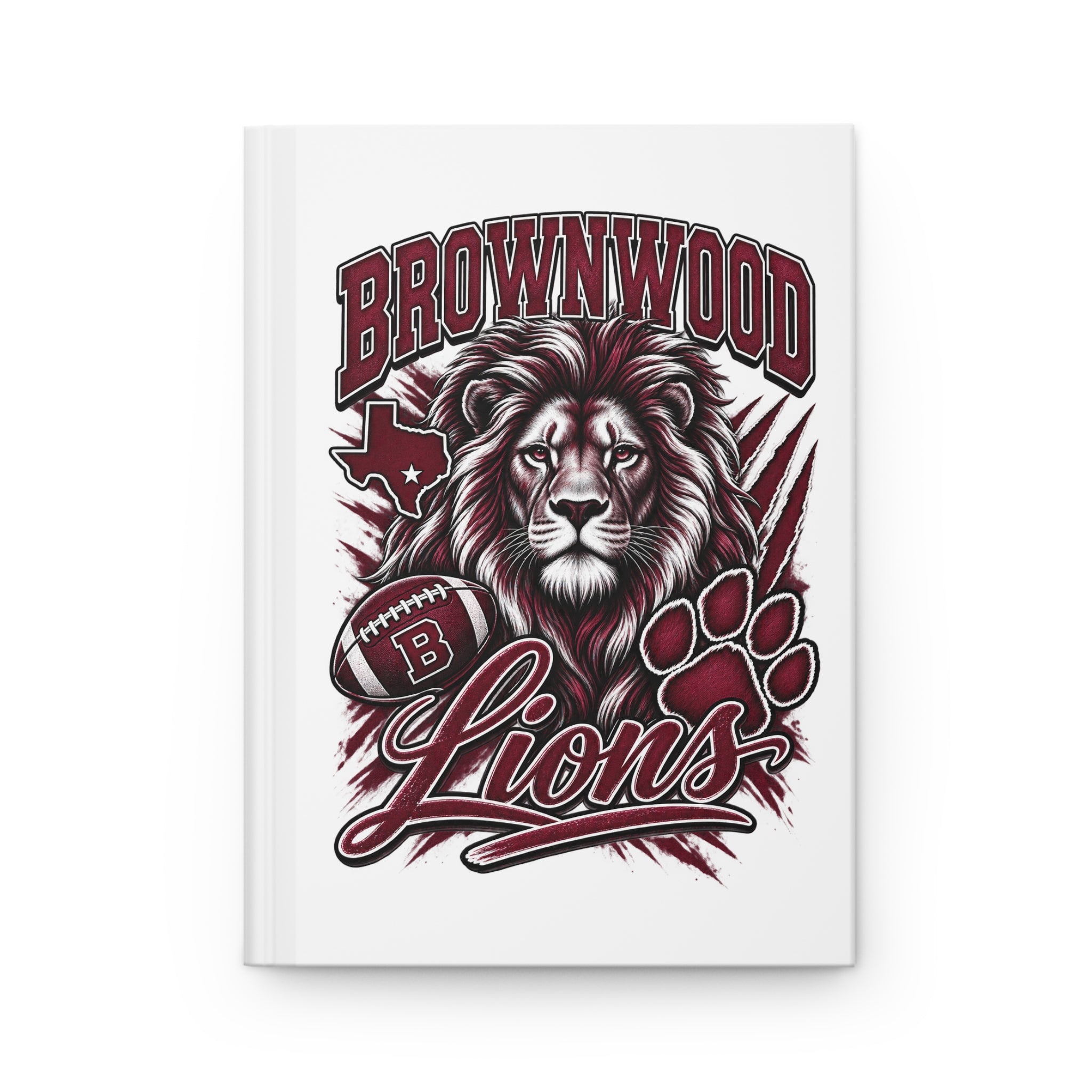 Brownwood Lions Hardcover Journal Matte