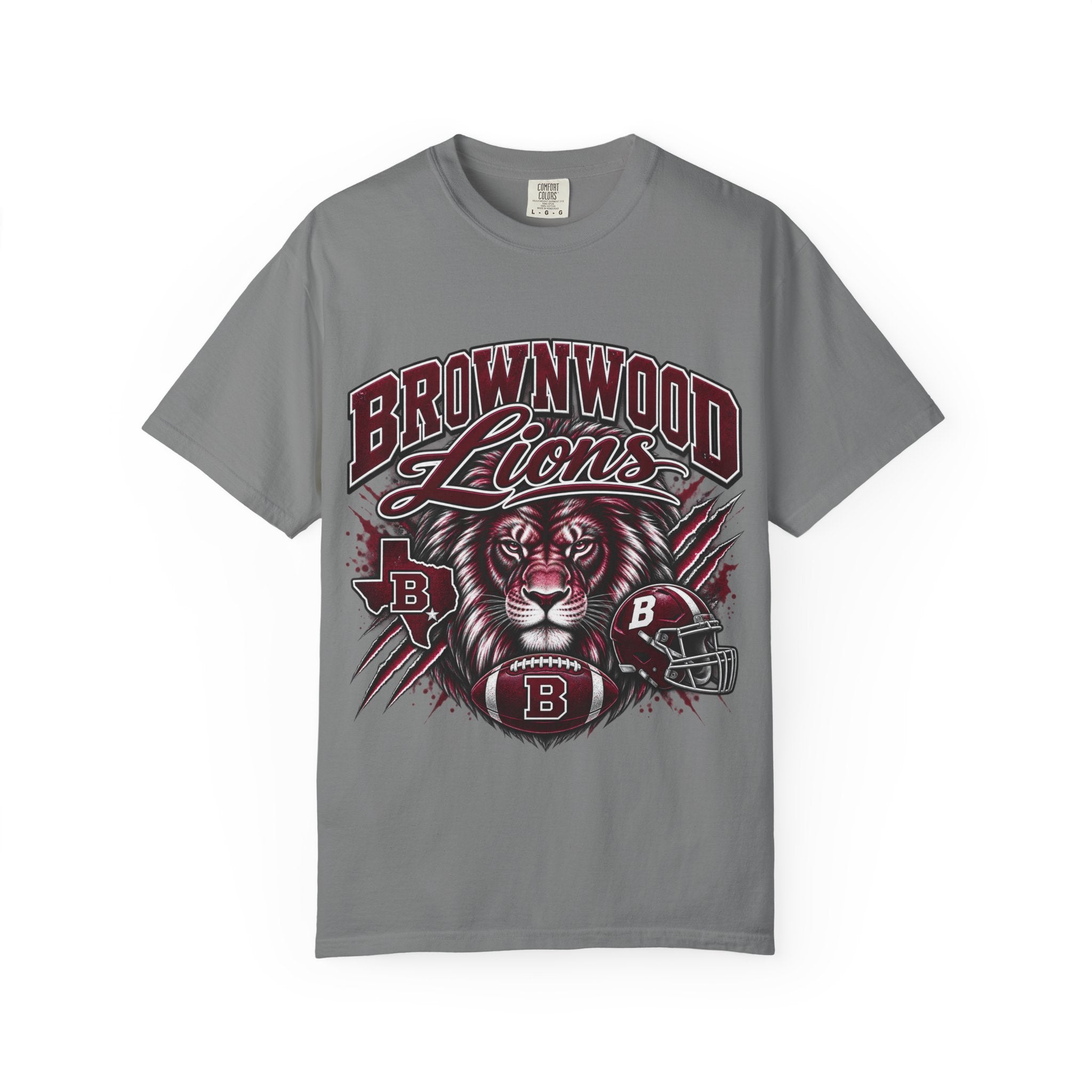 Brownwood Lions T‑Shirt — Football Lion Team Tee