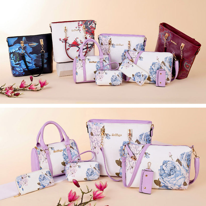 Floral Print Casual Shoulder Bag