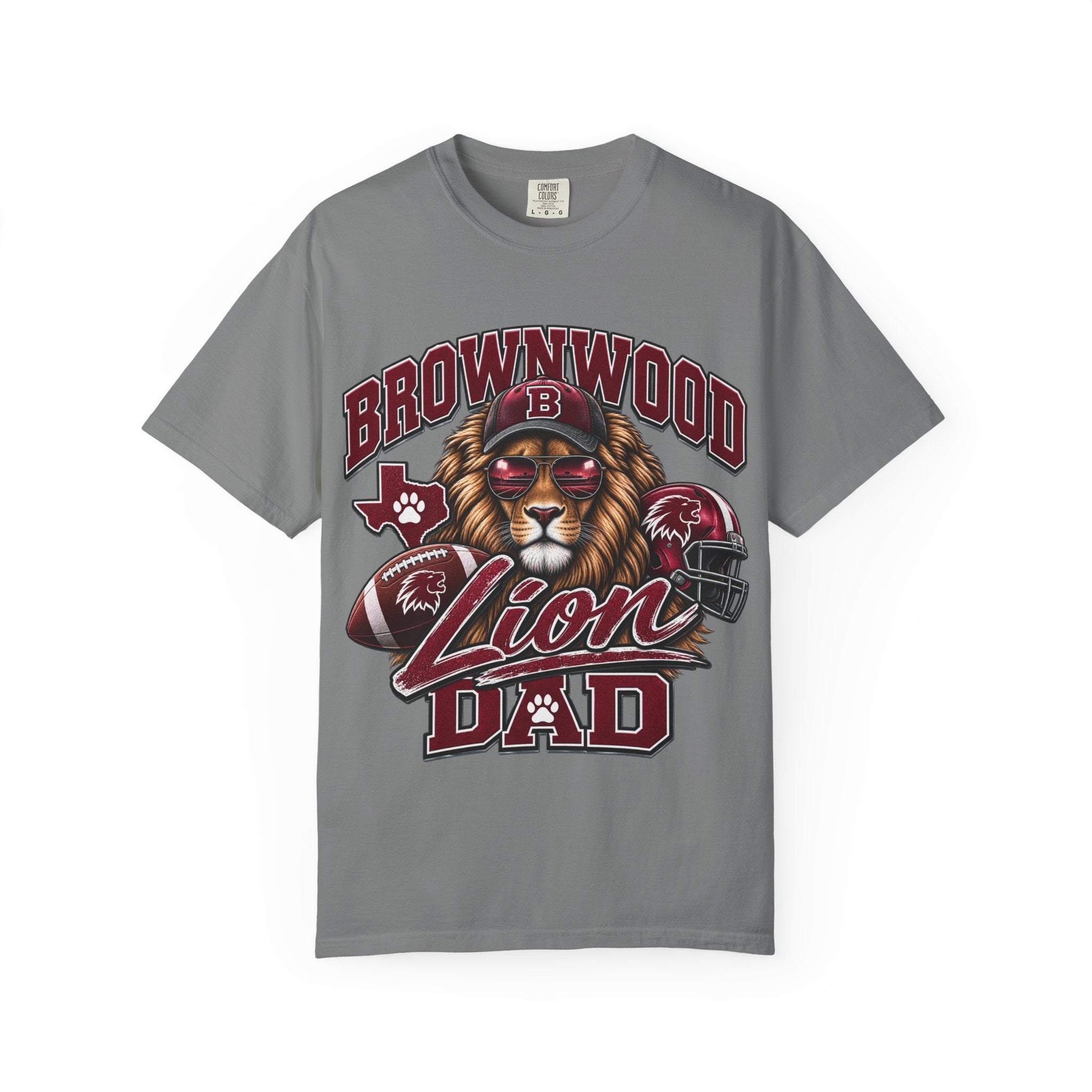 Brownwood Lion Dad T-Shirt