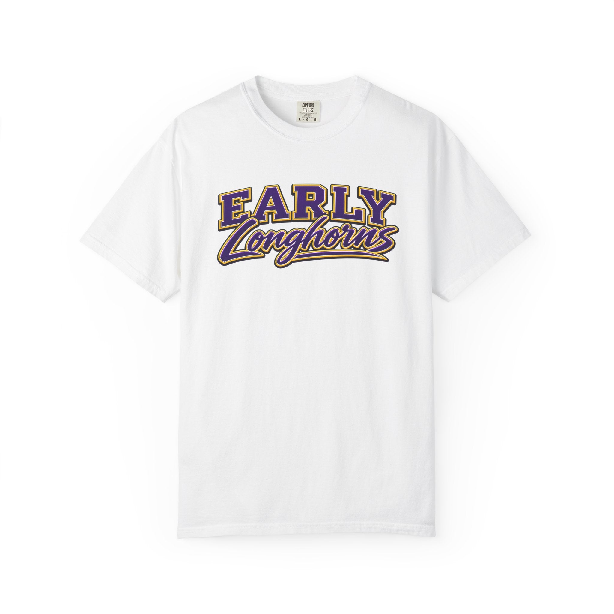 Early Longhorns T-Shirt — Family Football Back Design (EMAIL FOR A DESIGN THAT HAS YOUR NAME AND #)