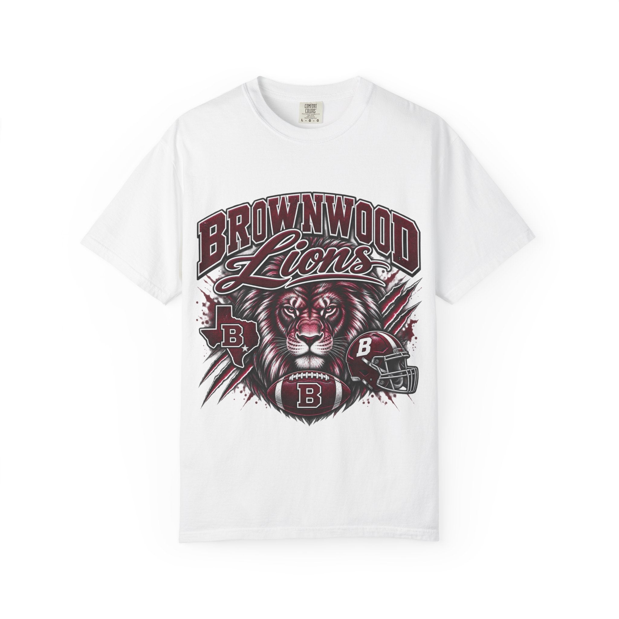 Brownwood Lions T‑Shirt — Football Lion Team Tee