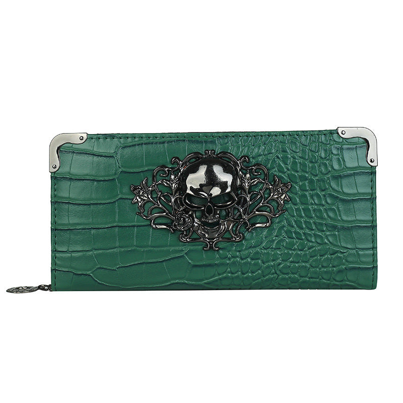 Skull Pattern PU Women's Wallet