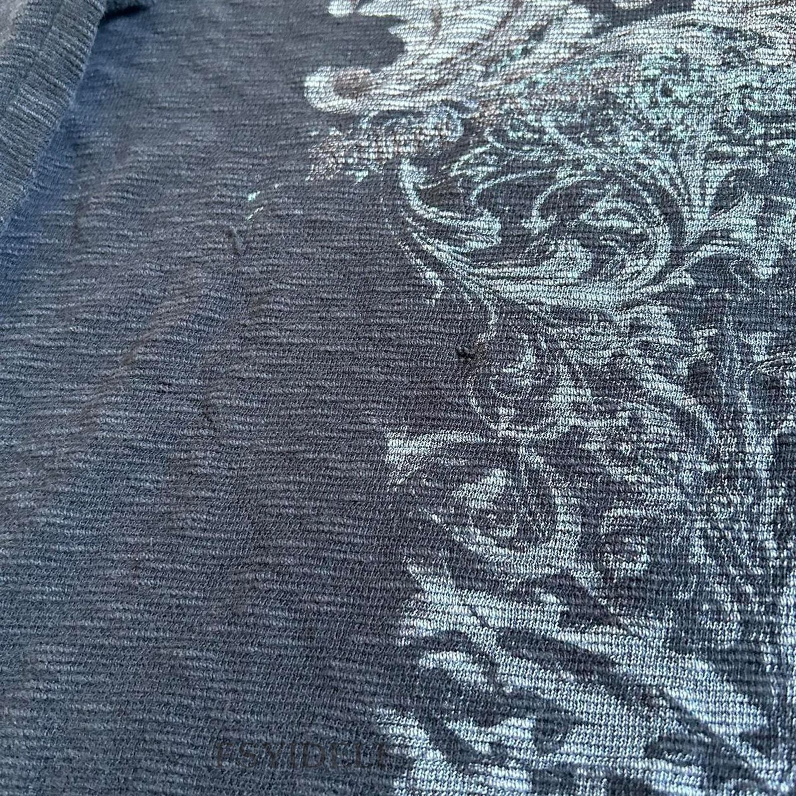 Retro Skull Print Long Sleeve T-shirt