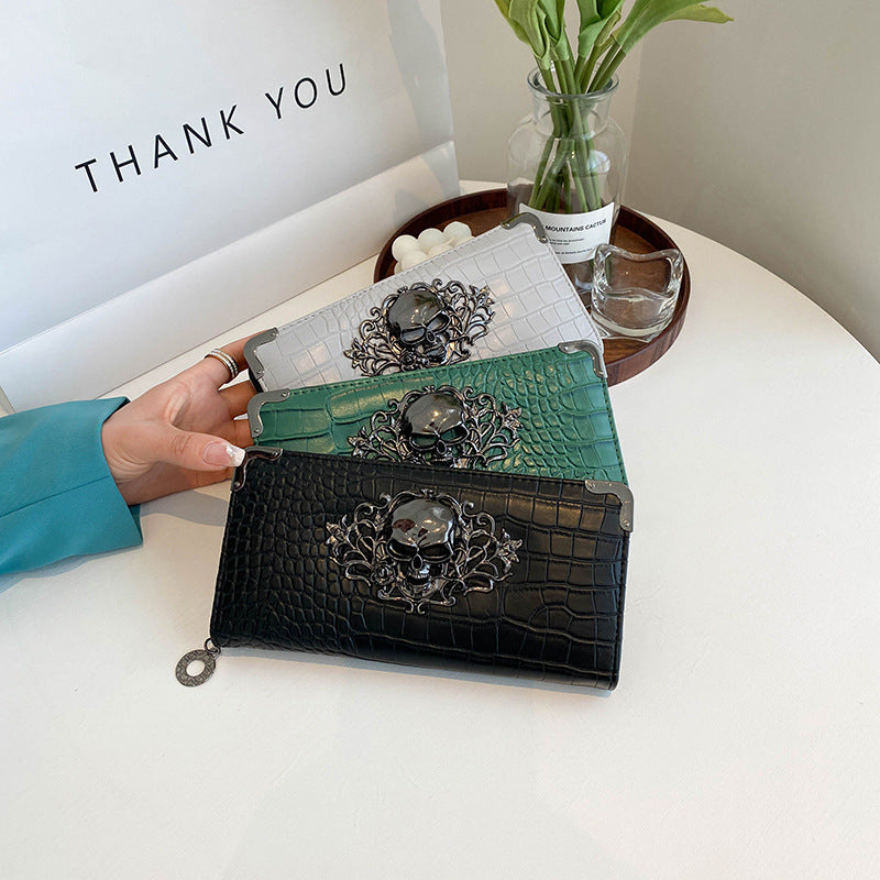 Skull Pattern PU Women's Wallet